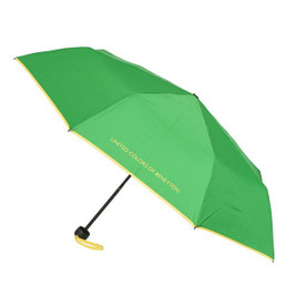 Benetton S4307368 - Faltbarer Regenschirm grün (Ø 94 cm)