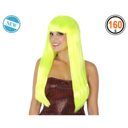 BigBuy Carnival S1137460 - Long Haired Wig Yellow