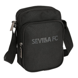 Sevilla Fútbol Club S4307209 - Umhängetasche Teen 16 x 22 x 6 cm Schwarz