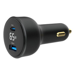 GEMBIRD S5630943 - Car Charger TA-UC-AC2PD65LCD-CAR-01