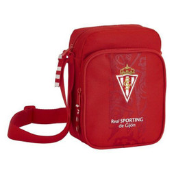 Real Sporting de Gijón S4301212 - Shoulder Bag Red (16 x 22 x 6 cm)