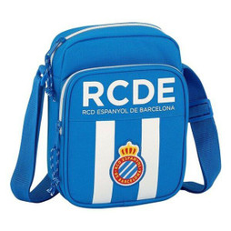 RCD Espanyol S4300920 - Shoulder Bag 611753672 Blue White (16 x 22 x 6 cm)