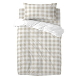 HappyFriday D1611904 - Jeu de draps pour berceau BASIC KIDS Beige Lit de bébé