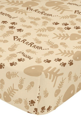 HappyFriday D1613850 - Fitted bottom sheet MR FOX 15 x 2 x 38 cm 70 x 140 x 14 cm