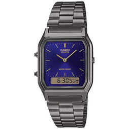 Casio S72109466 - Herrenuhr AQ-230EGG-2AEF Schwarz Silberfarben