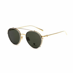 Belstaff S0386902 - Monture de Lunettes + Lunettes de Soleil JAGGED-CLIP-ON-DORADO-GRIS Ø 53 mm Clip On
