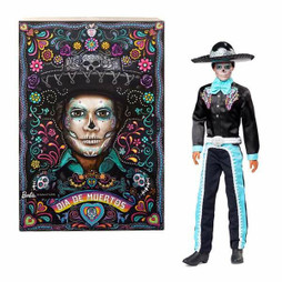 Mattel S2441424 - Figure Ken Day of the dead