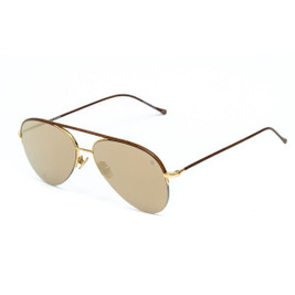 Belstaff S0386936 - Lunettes de soleil Homme PHOENIX-NEGRO-LEATHER-ORANGE ø 57 mm