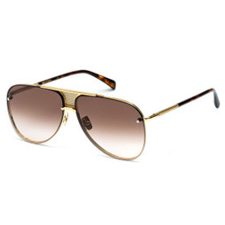 Belstaff S0386884 - Lunettes de soleil Homme BECKINGTON-SHINY-NEGRO Doré ø 63 mm