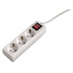Hama S0459265 - 3-socket plugboard with power switch