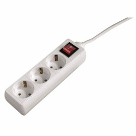 Hama S0459265 - 3-socket plugboard with power switch