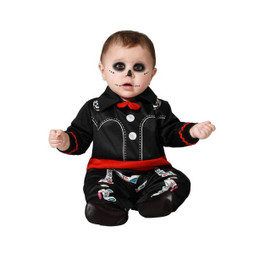 BigBuy Carnival S1132827 - Costume for Babies Skeleton 6-12 Months