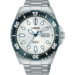 Lorus S72108326 - Mens Watch RL477BX9 White Silver