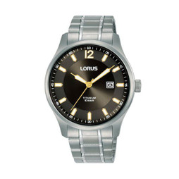 Lorus S72108124 - Mens Watch RH999QX9 Black Silver (Ø 40 mm)