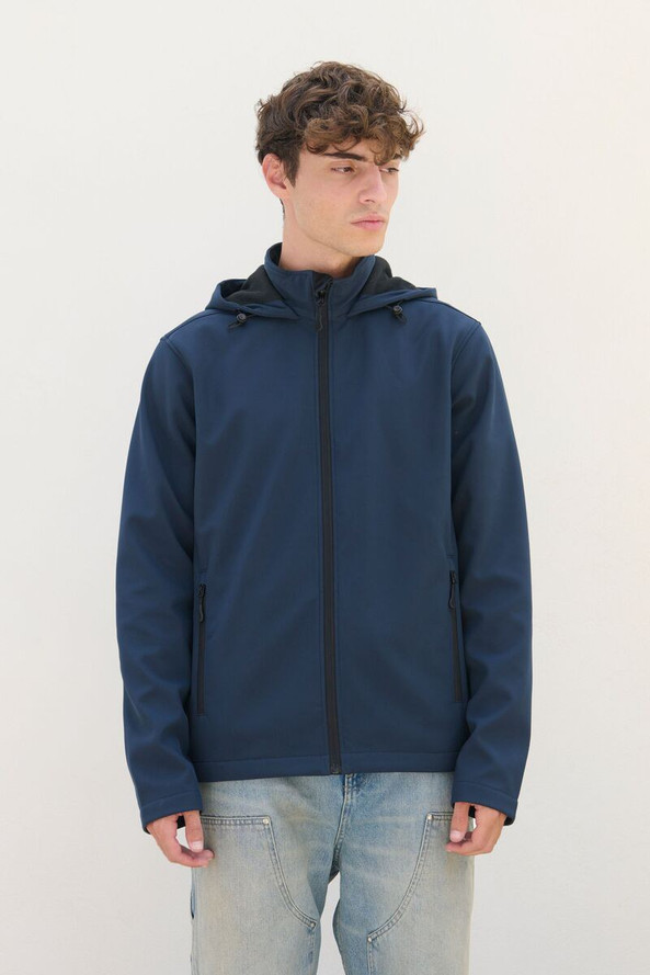 SOL'S 04447 - RACE HOODED MEN Men’s Softshell Hooded Jacket
