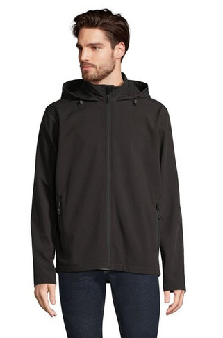 SOLS 04447 - RACE HOODED MEN Softshell Jas Met Capuchon Softshell Voor Heren