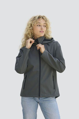 SOLS 04448 - RACE HOODED WOMEN Veste Capuche Softshell Femme