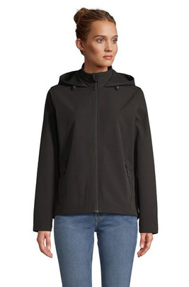 Sol's 04448 - RACE HOODED WOMEN Kvinders Softshell Hooded Jakke