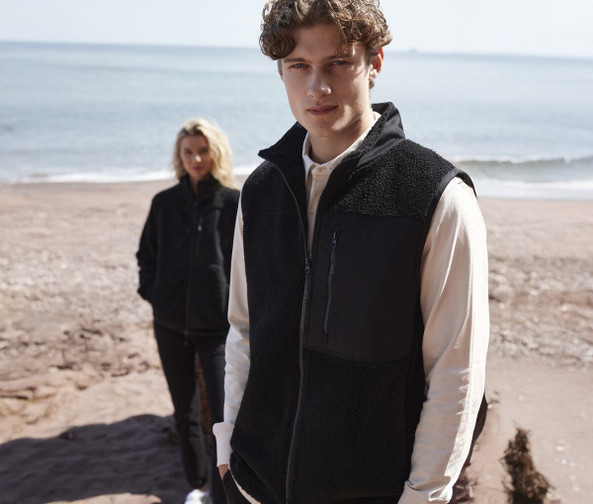 FRONT ROW FR855 - Recycled Sherpa Gilet