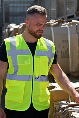 Korntex KXCMMF - MESH MULTIFUNKSJONELL SIKKERHETSVEST "LARISA"