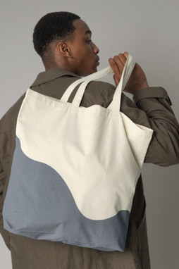 WESTFORD MILL WM235 - Sac shopping imprimé vague