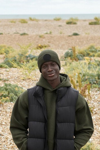 BEECHFIELD BF332R - CIRCULAR FASHION PATCH BEANIE