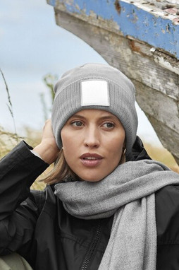 BEECHFIELD BF337R - APPLIQUÉ PATCH BEANIE