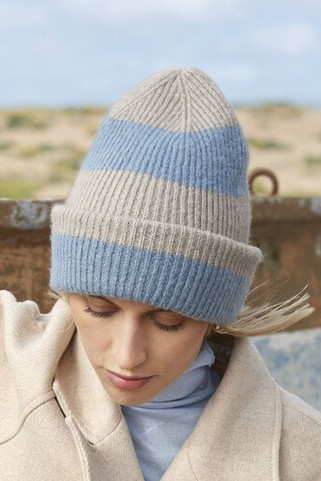 BEECHFIELD BF391R - COLOUR BLOCK BEANIE