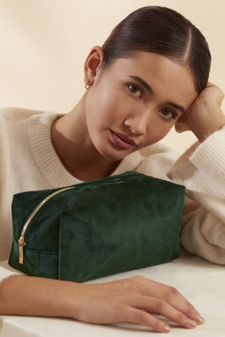 BAG BASE BG716 - VELVET TOILETRY/ACCESSORY CASE