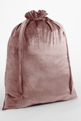 Bag Base BG718 - FLØYEL GAVEPOSE MED BÅND SNORLUKKING