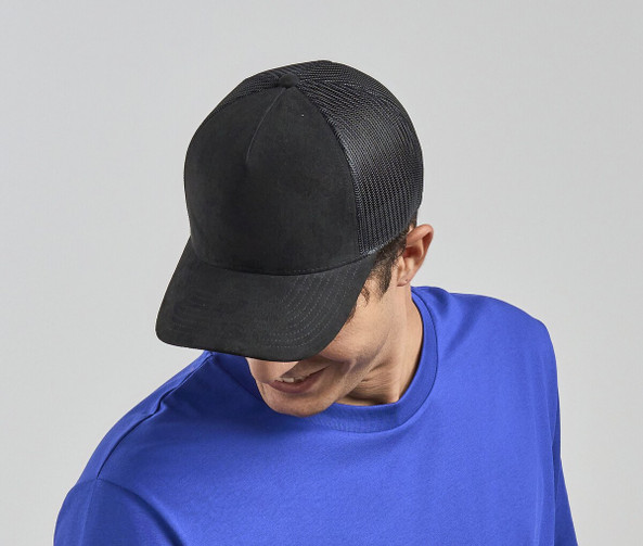 ATLANTIS HEADWEAR AT277 - Casquette style trucker en faux daim