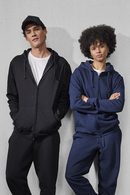 B&C ID224 - Sweat zippé à capuche unisexe