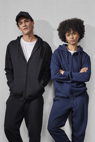 B&C ID224 - Sweat zippé à capuche unisexe