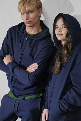 B&C ID334 - Unisex zipped hoodie sweatshirt