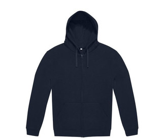 B&C ID334 - Unisex zipped hoodie sweatshirt