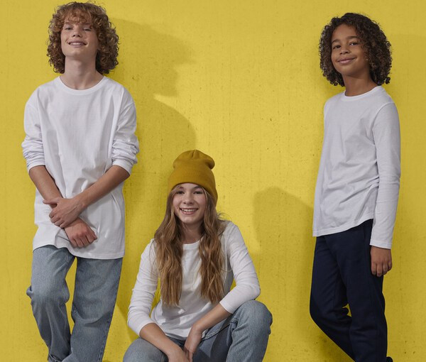 B&C BC01KLS - Tee-shirt manches longues enfant 150