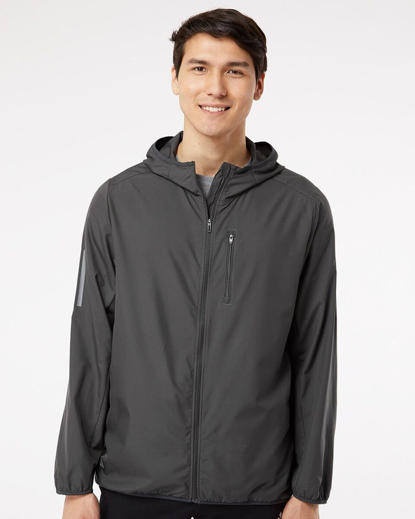 Adidas A524 - Hooded Full-Zip Windbreaker