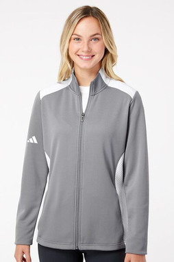 Adidas A529 - Veste Full-Zip Textured Mixed Media pour femmes