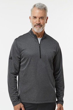 Adidas A593 - Space Dyed Quarter-Zip Pullover