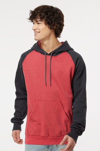 King Fashion KF4042 - Fleece Raglan Hooded Sweatshirt