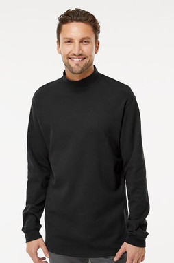 King Fashion KF4600 - Jersey Interlock Mockneck Long Sleeve T-Shirt