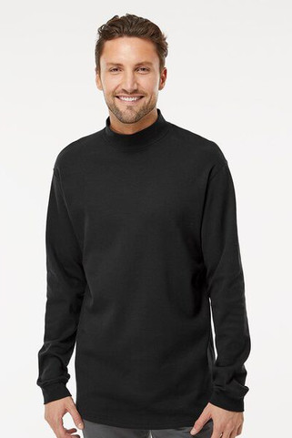 King Fashion KF4600 - Jersey Interlock Mockneck Long Sleeve T-Shirt