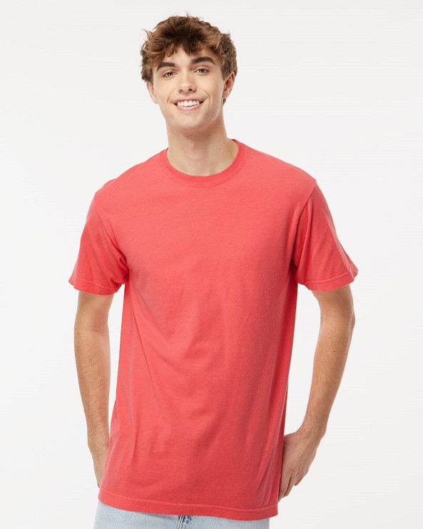M&O 6500M - T-shirt vintage teint dans la masse