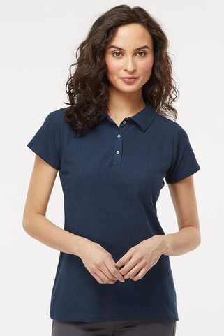 M&O 7007 - Womens Soft Touch Polo