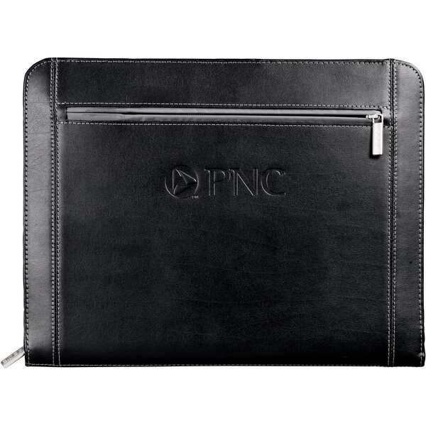 Metropolitan 1100-10 - Zippered Padfolio with FSC Mix Paper
