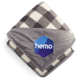 Field & Co. 1081-52 - Manta Sherpa a cuadros de doble cara