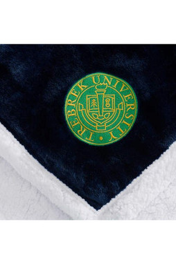 Field & Co. 1081-12 - Manta de sherpa con rayas Chevron