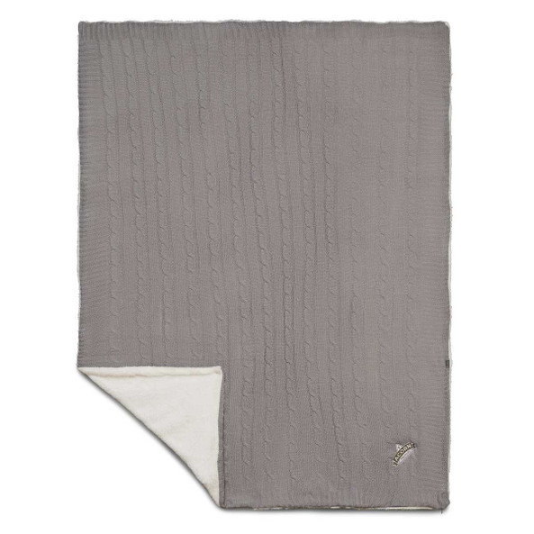 Field & Co. 1081-11 - Cable Knit Sherpa Blanket