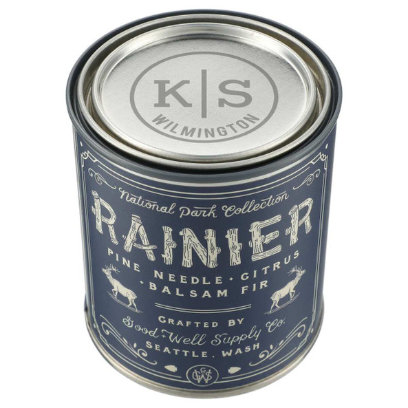 GOOD & WELL SUPPLY CO 6000-05 - Rainier National Park 14 oz Candle