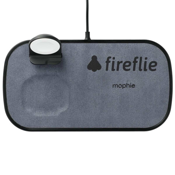 mophie 7124-19 - Almohadilla de carga inalámbrica de tela 3 en 1